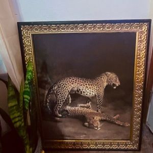 Two Leopards Lying in the Exeter Exchange by Jacques-Laurent Agasse Reproduction